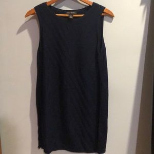 Navy blue sweater blouse